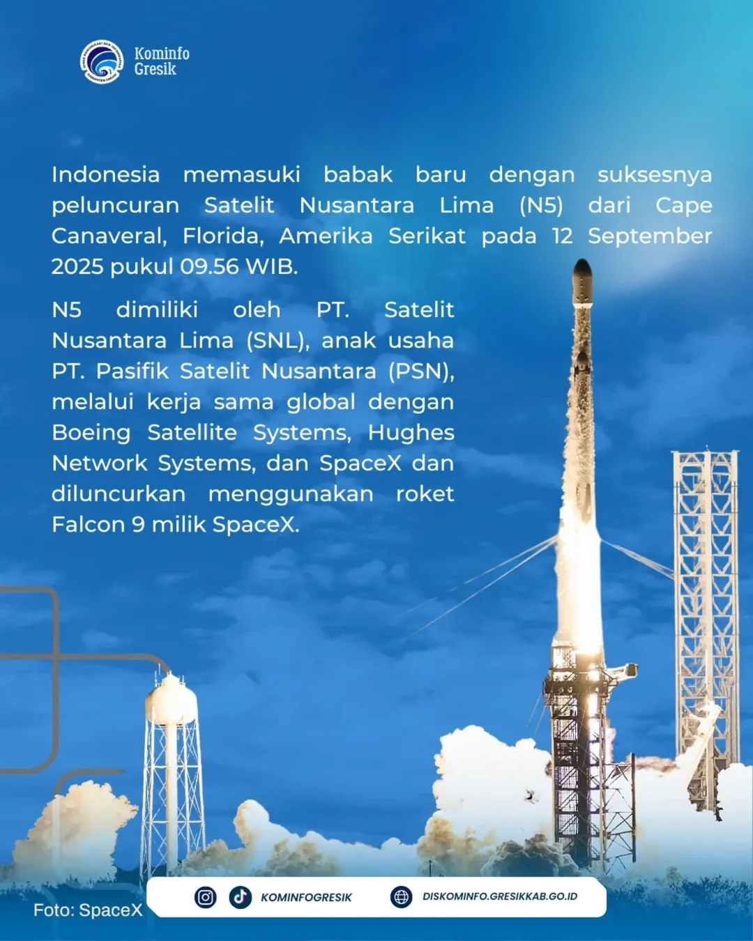 peluncuran satelit nusantara