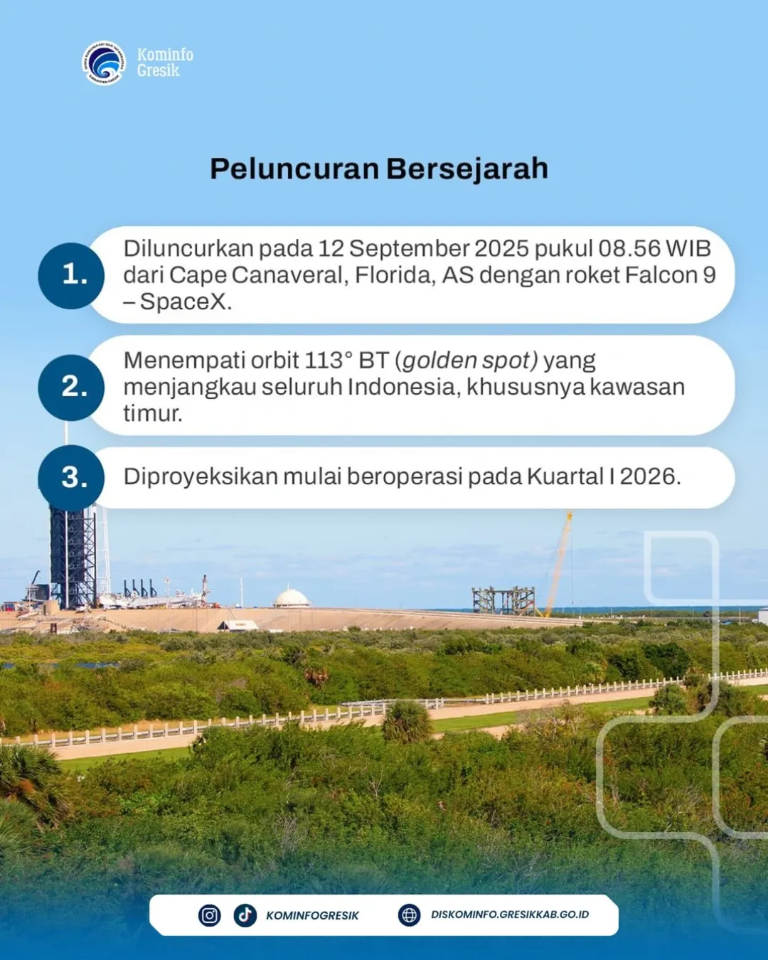 peluncuran satelit nusantara slide 3
