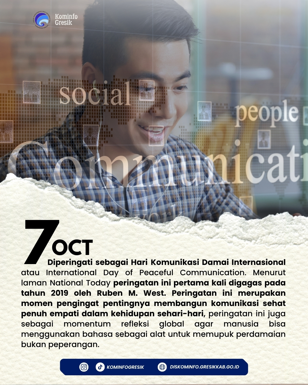 Selamat Hari Komunikasi Damai Internasional