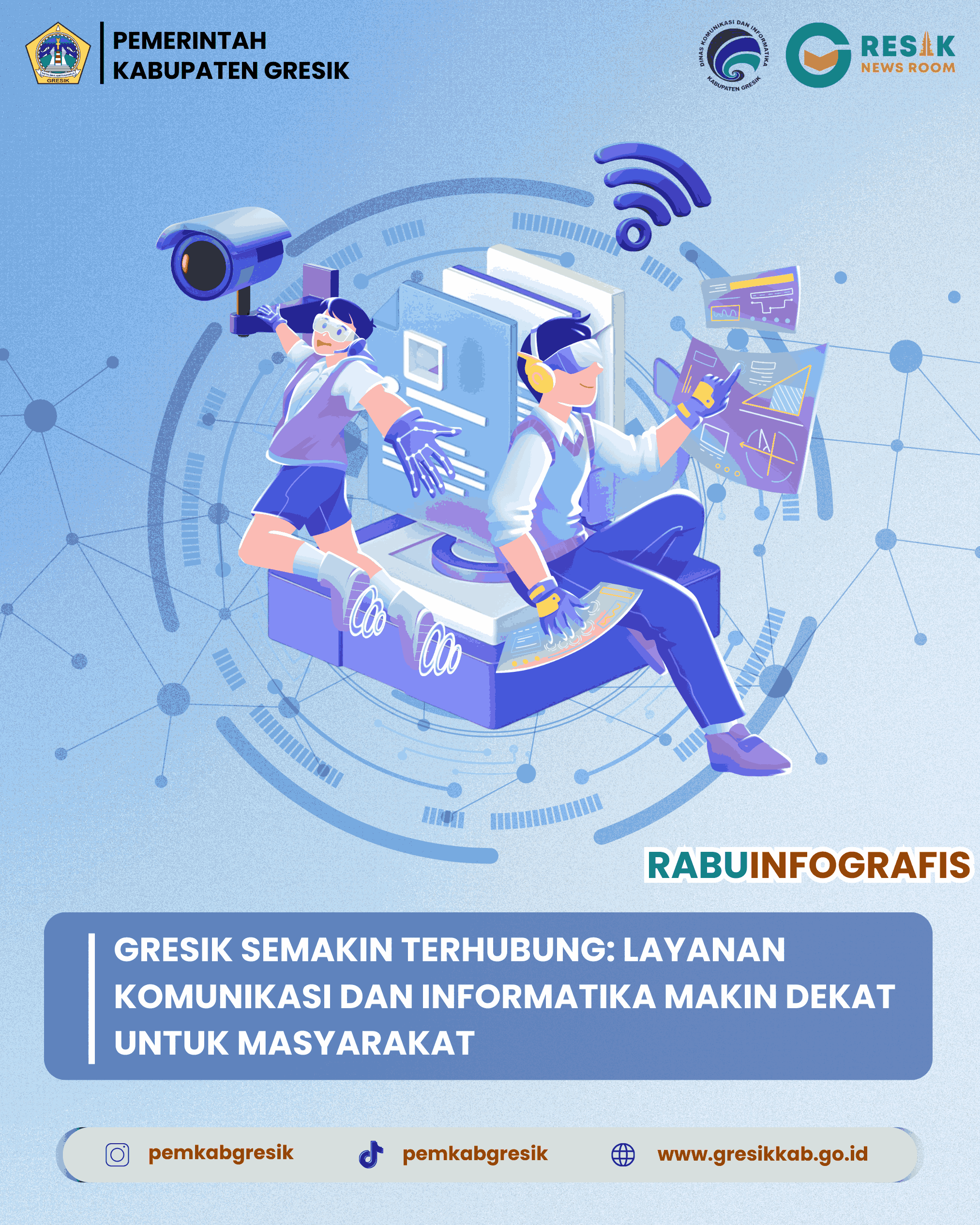 Gresik Semakin Terhubung : Layanan Komunikasi dan Informatika Makin Dekat untuk Masyarakat