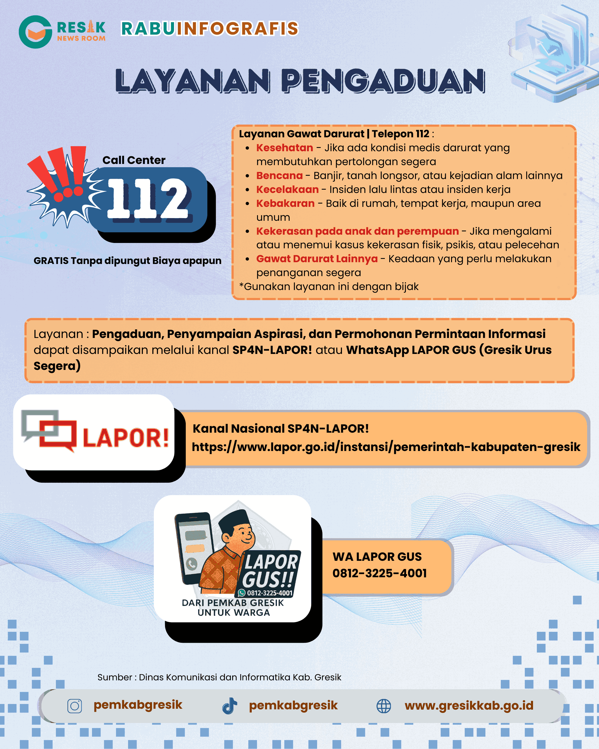 Gresik Semakin Terhubung : Layanan Komunikasi dan Informatika Makin Dekat untuk Masyarakat Slide 6