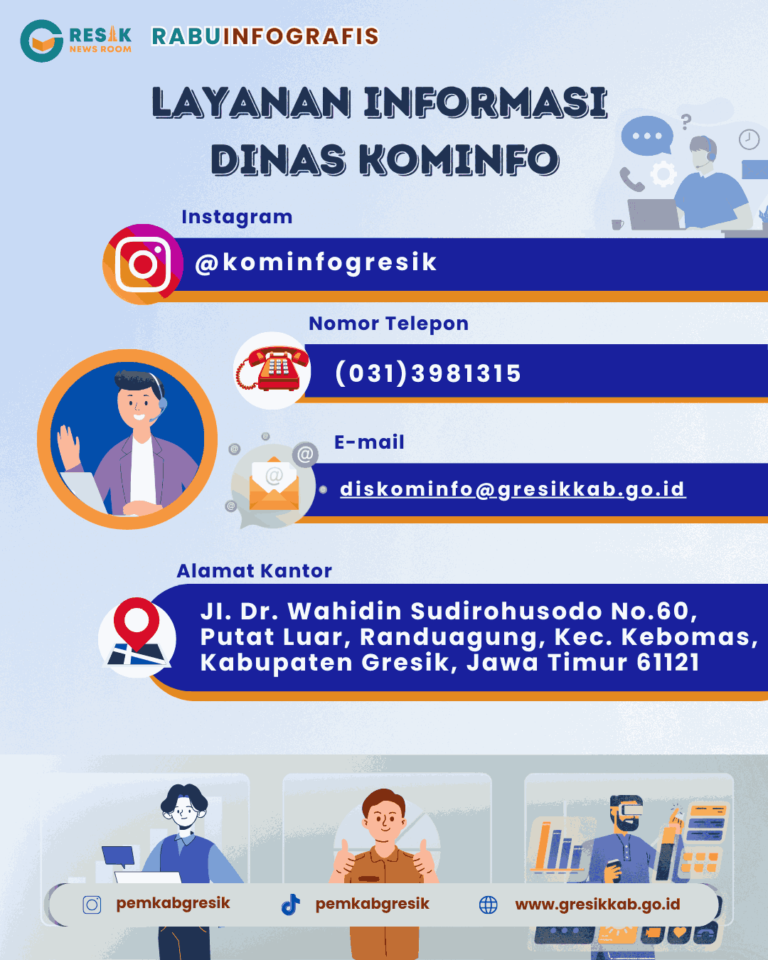 Gresik Semakin Terhubung : Layanan Komunikasi dan Informatika Makin Dekat untuk Masyarakat Slide 7